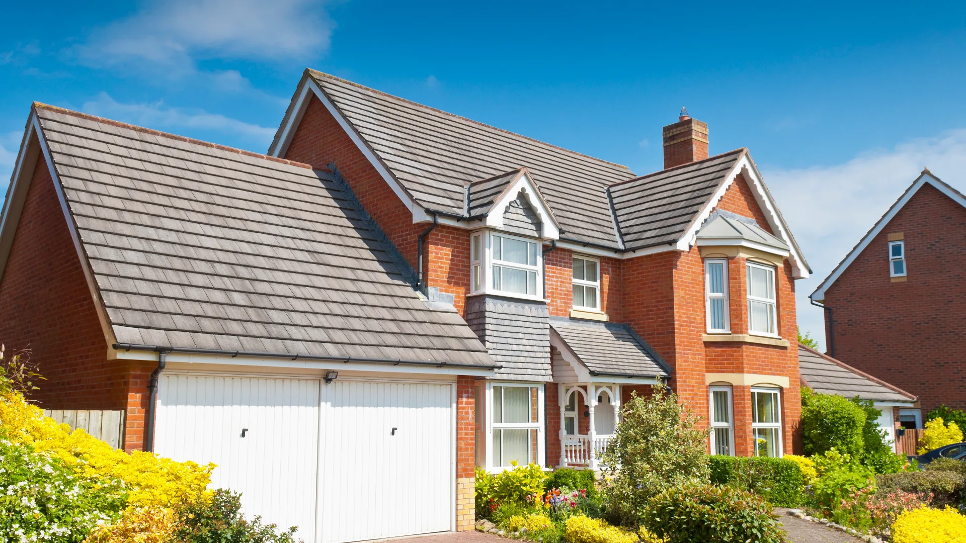 A finished pitched roof by Oakcrest Roofing in the North West