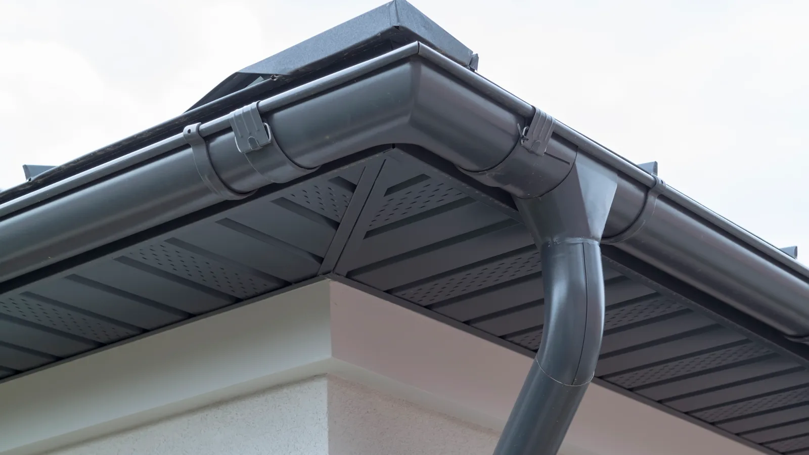 New fascias, soffits and guttering at the eaves