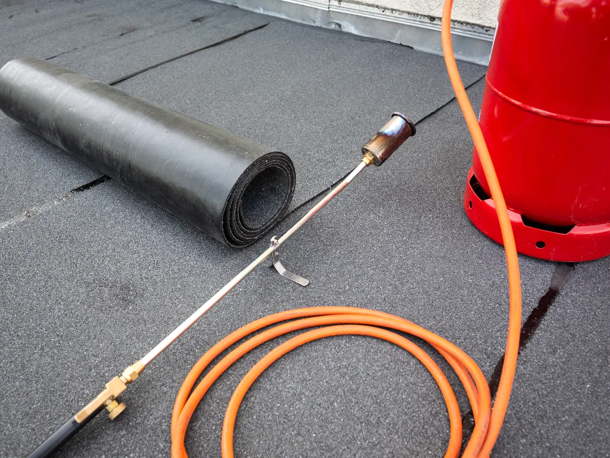 Oakcrest Roofing Ltd carrying out felt roofs
